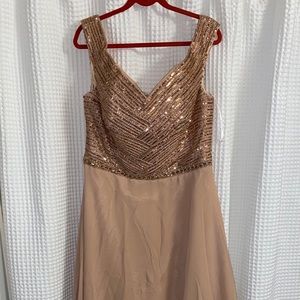 NEW floor length formal dress evening gown